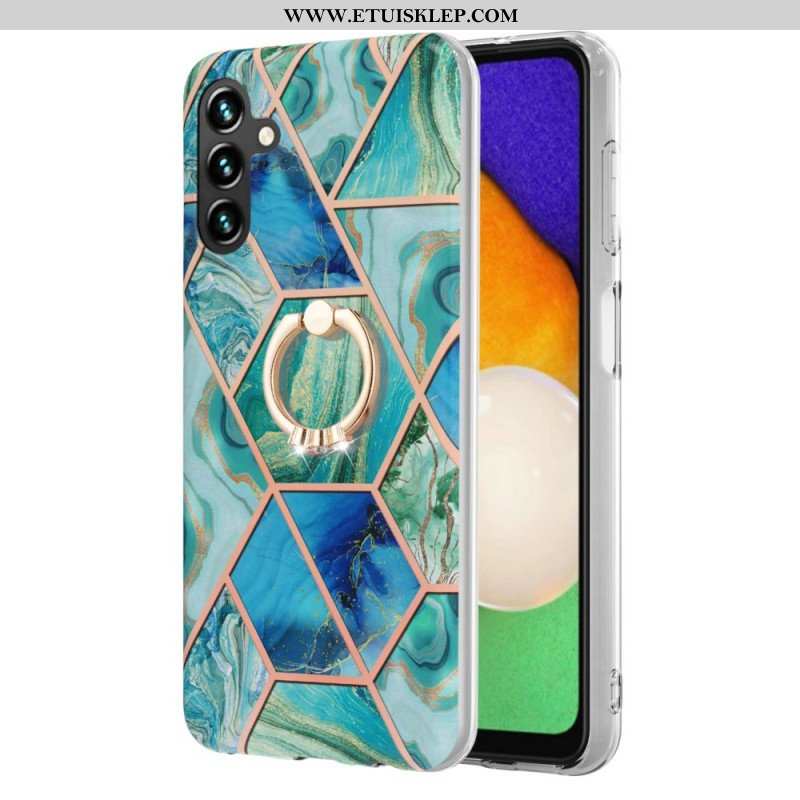 Etui do Samsung Galaxy A54 5G Marmur Ze Wspornikiem Pierścienia